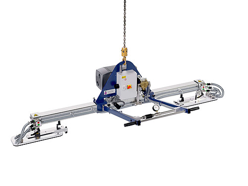 Aero-Timber: Вакуумно повдигащо устройство от Aero-Lift, което е идеално за греди с тегло до 600 kg. Продуктова снимка на вакуумно повдигащо устройство от Aero-Lift